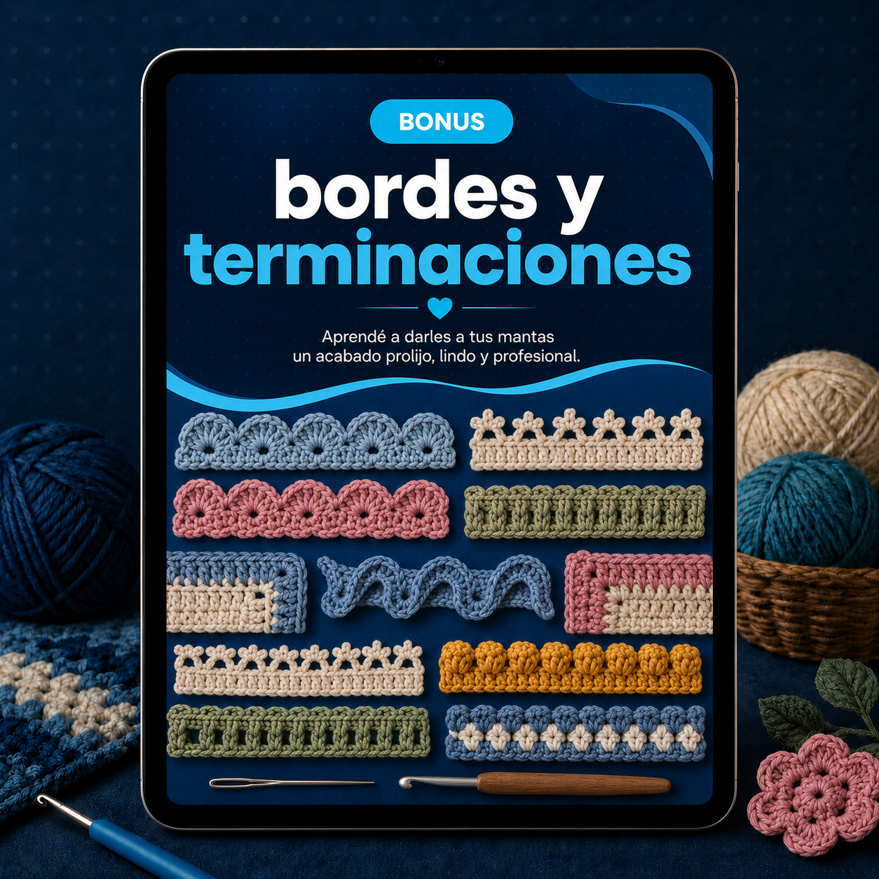BORDES Y TERMINACIONES PARA TUS MANTAS PERFECTAS